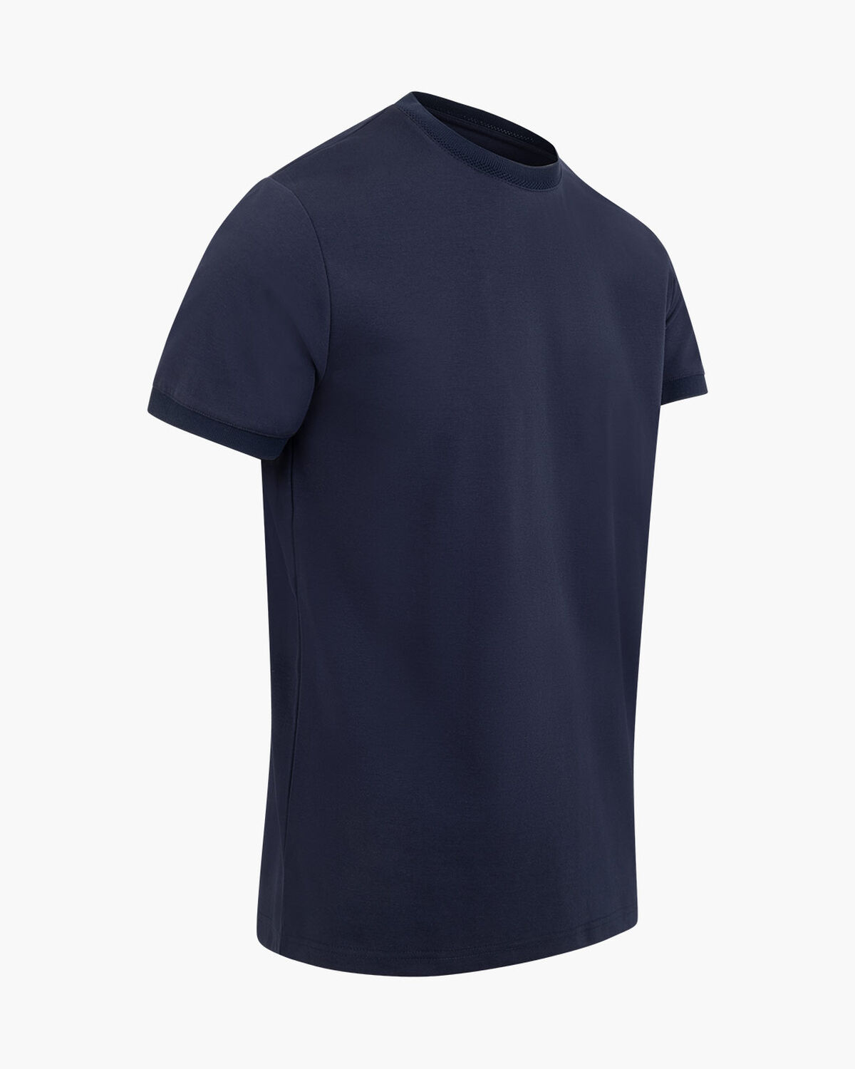Debossed Collar Tee, Blue Nights, hi-res