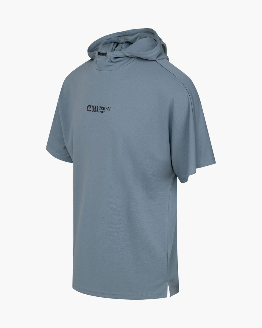Box Tee - 100% Polyester, Blue, hi-res