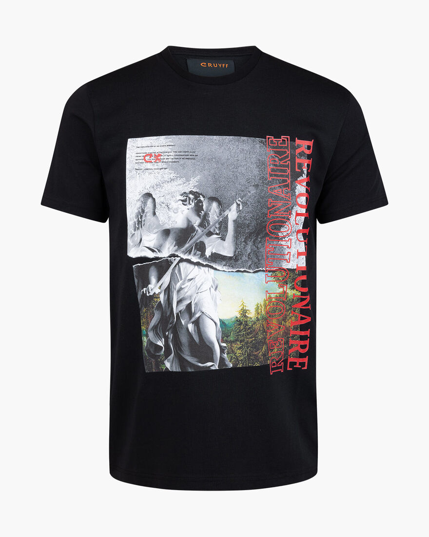 Angeles Tee  - 95% Cotton / 5% Elastane, Black, hi-res