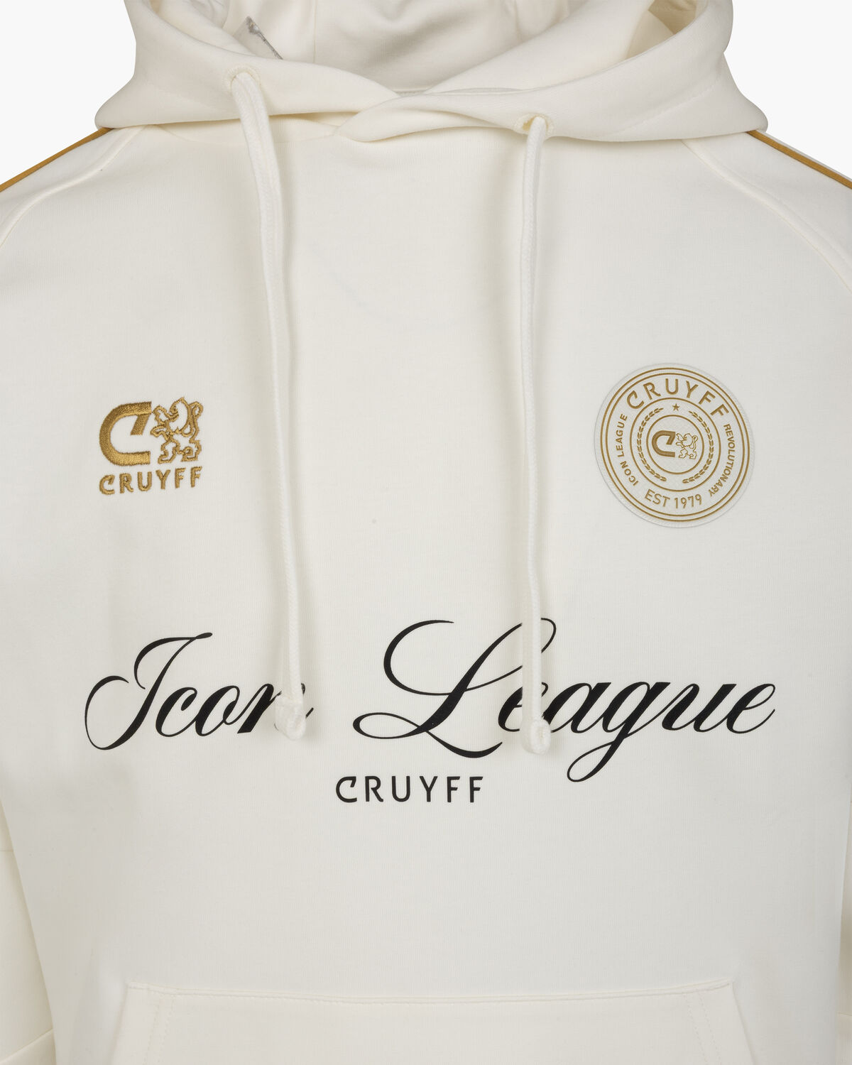 Icon League Hoodie, White/Orange, hi-res