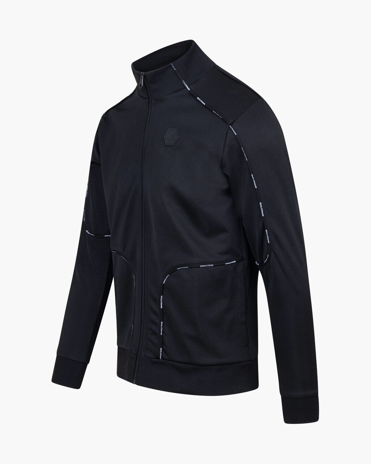 Revolucion Track Top  - 65% Polyester / 35%Cotton, Black, hi-res
