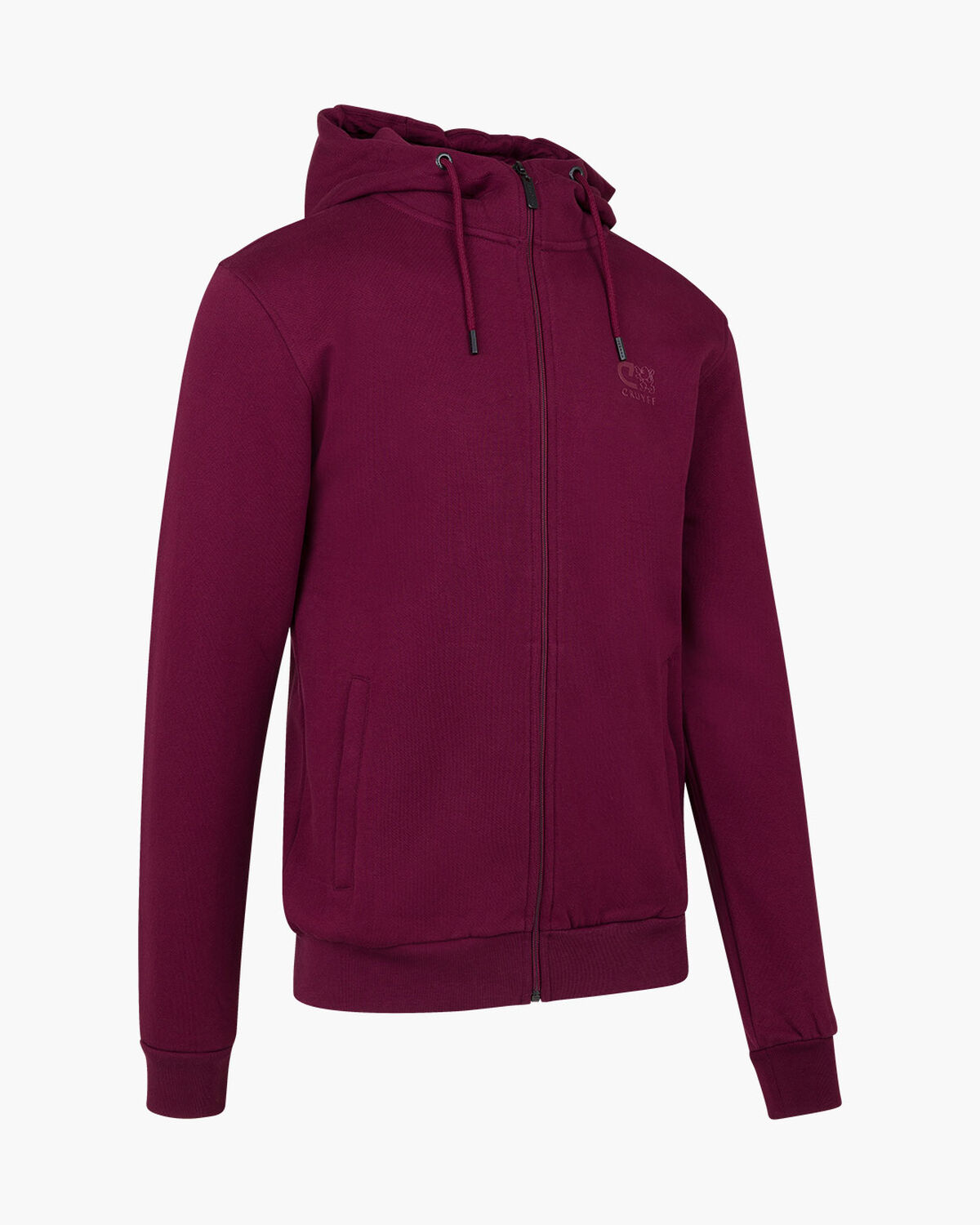 Hernandez Zip Thru Hood, Bordeaux, hi-res
