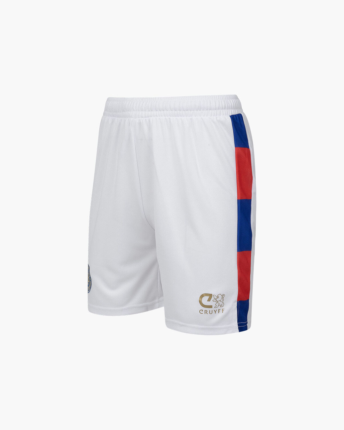 Cruyff Bibo - El Flaco Short, White/Red, hi-res