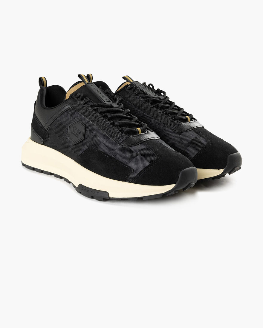 Subutai - Teknit Mesh/Suede, Black/Gold, hi-res