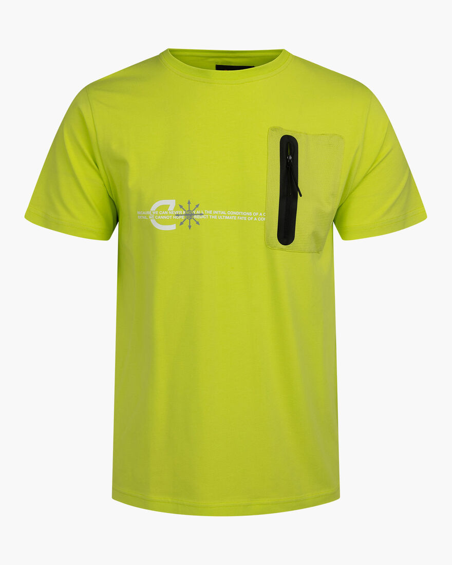 Ray Tee - 95% Cotton 5% Elastane, Lime, hi-res