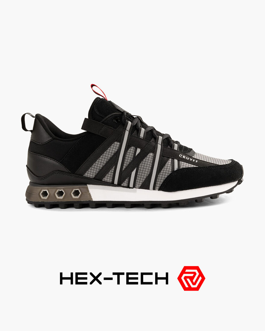 Fearia Hex - Grid Ripstop/Suede, Black/Grey, hi-res