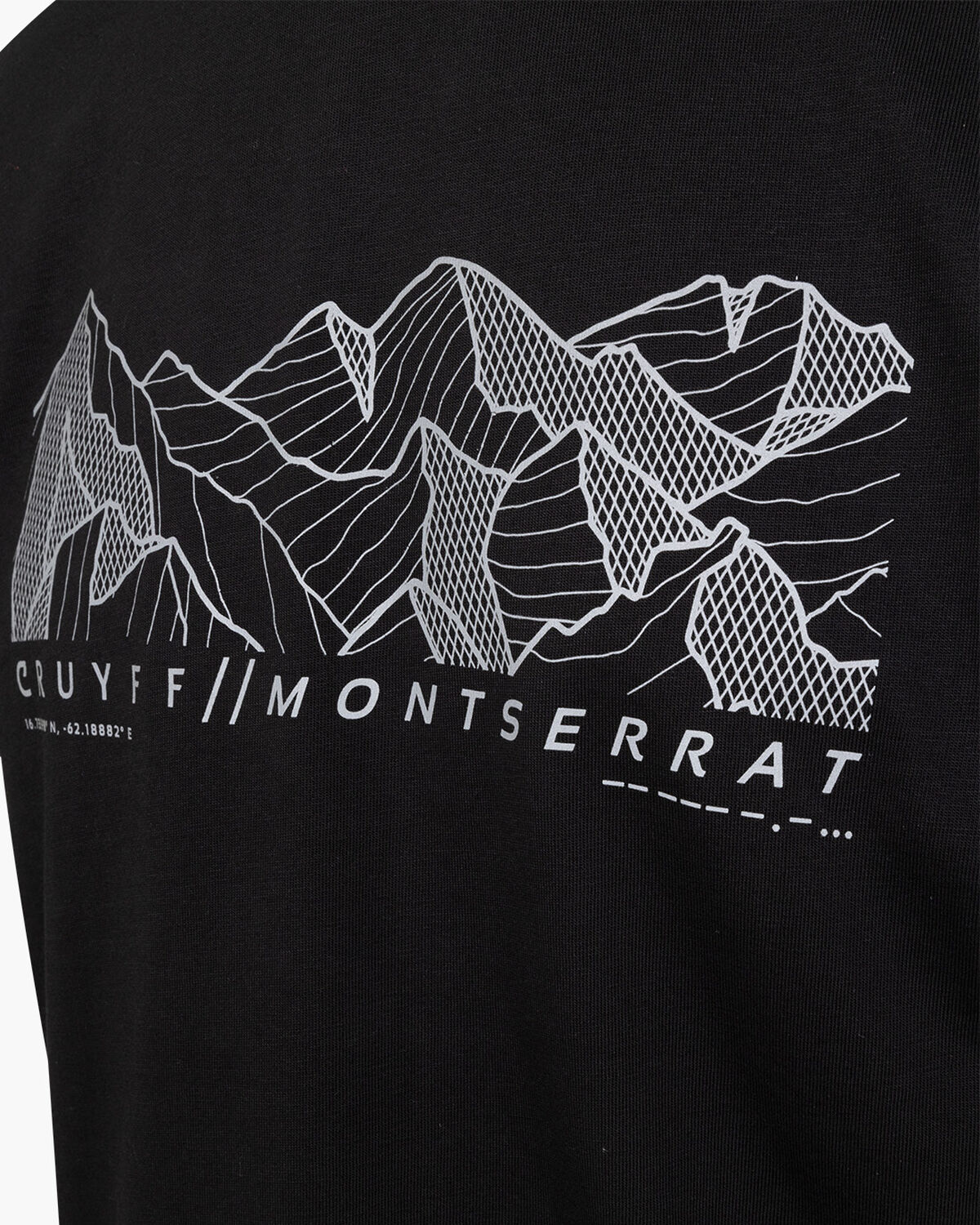 Montserrat Mountain Tee - 100%Cotton, Black, hi-res