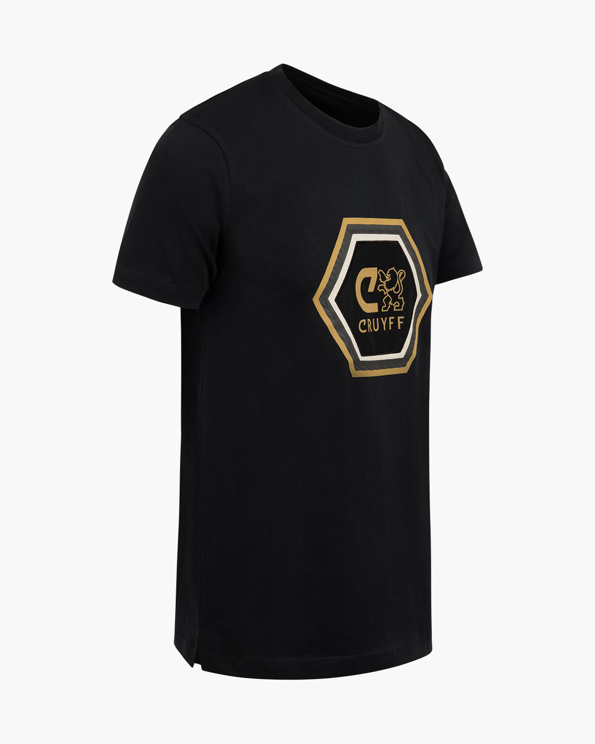 Luciano C-lion Tee, Black/Gold, hi-res