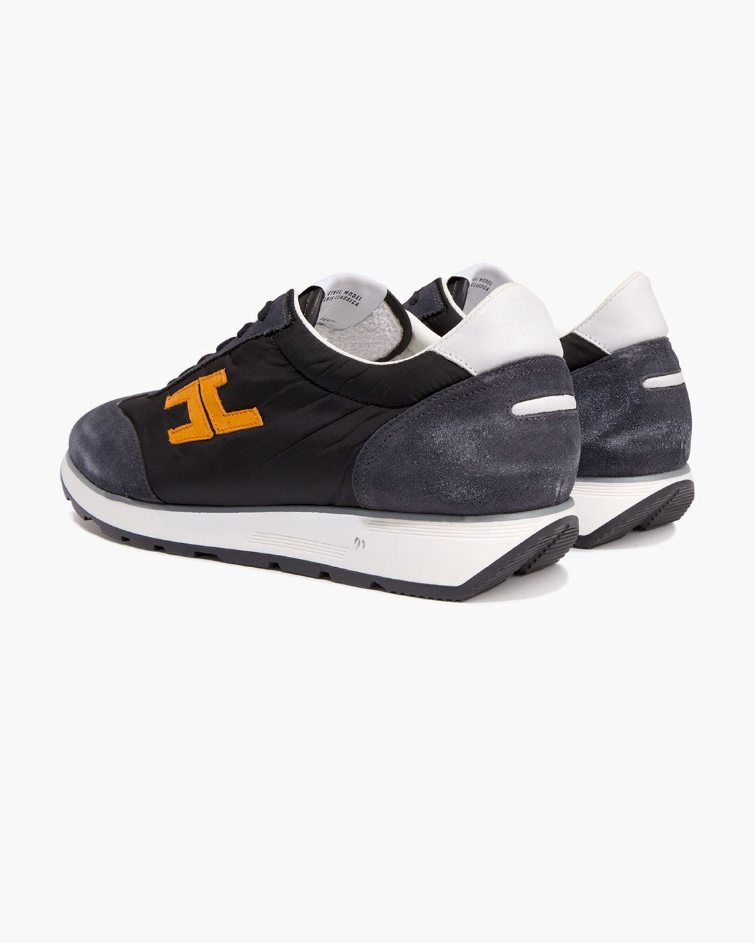 Shop One Ahead Black Tessuti Washed Suede Official Cruyff
