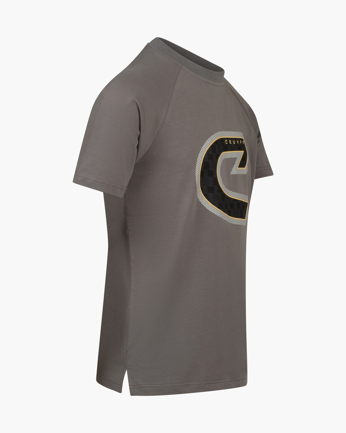C-Tee, Grey/Gold, hi-res