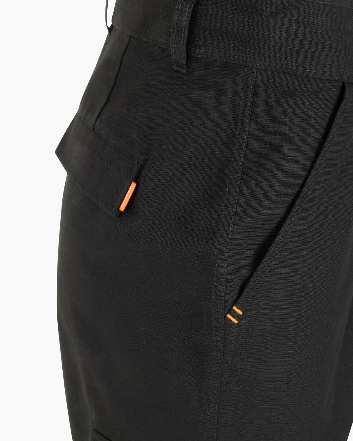 Cotton Ripstop Cargo Pants, Black, hi-res