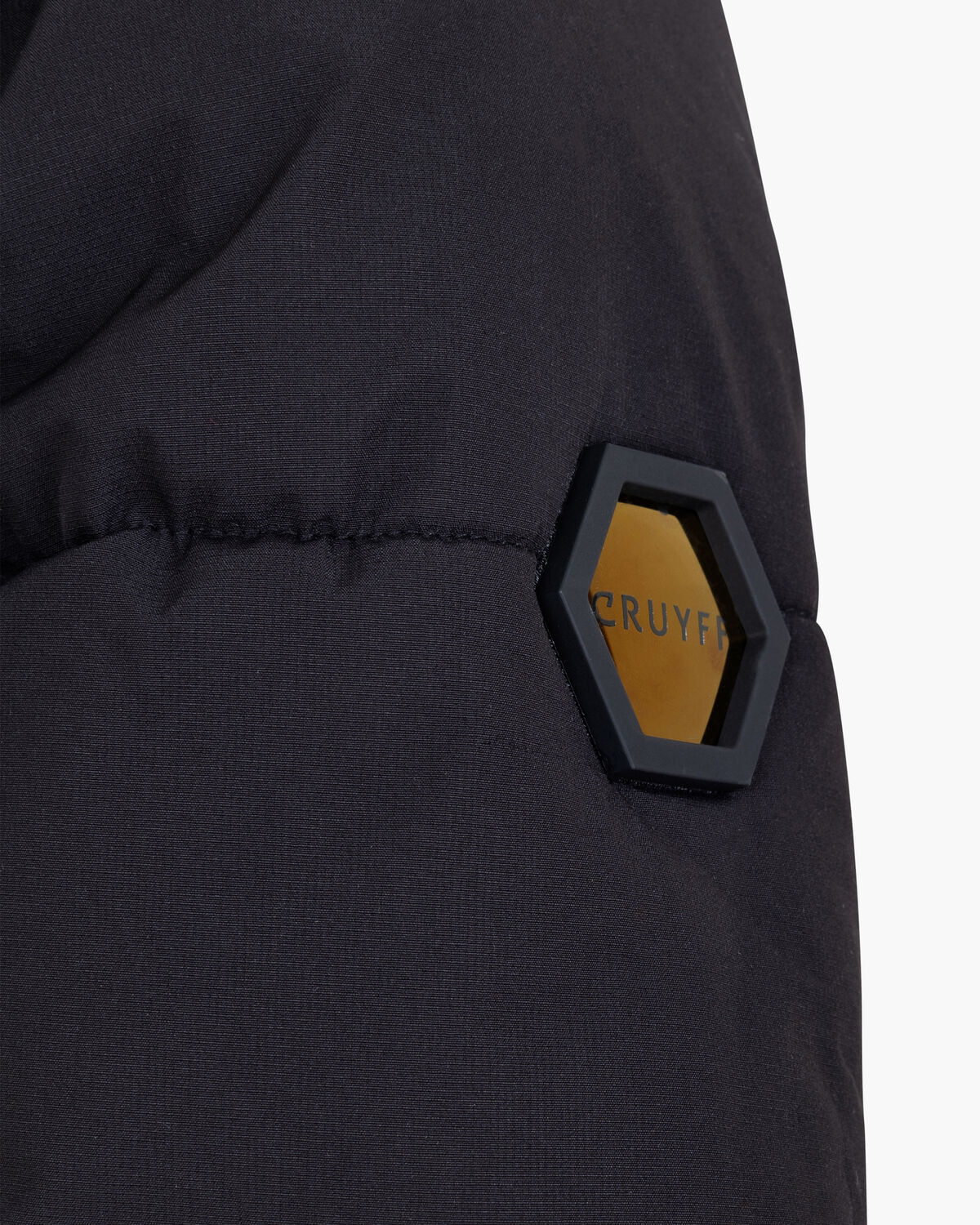 Hooded Puffer, Black, hi-res