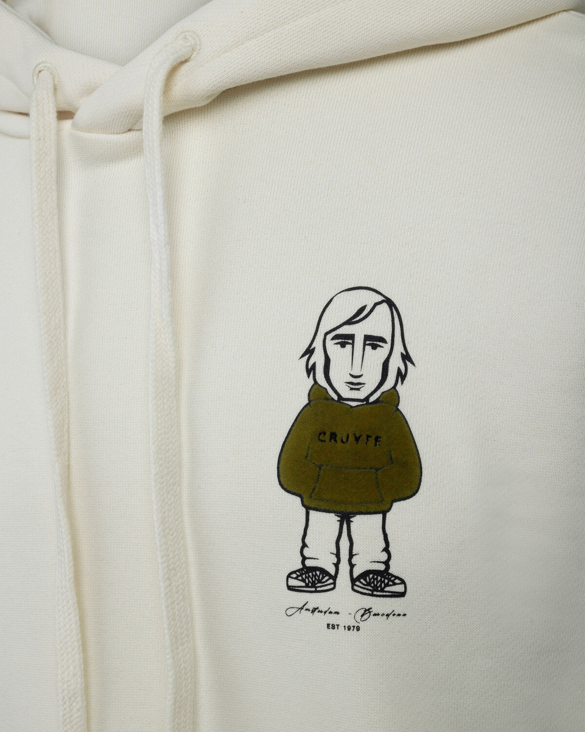 Cruyff Avatar Hoodie, White/Orange, hi-res