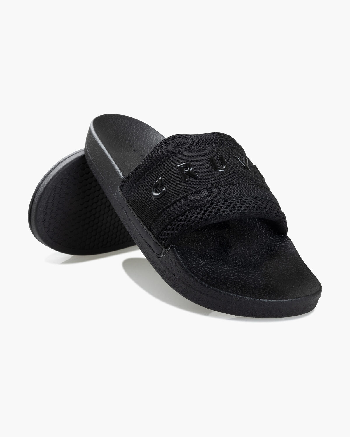 Sporty Slide - Mesh, Black, hi-res