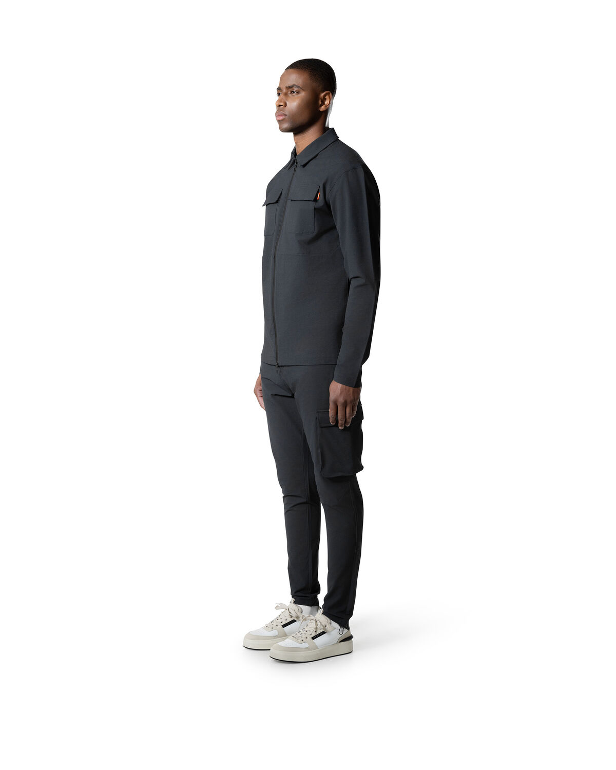 Lienzo Overshirt, Black, hi-res