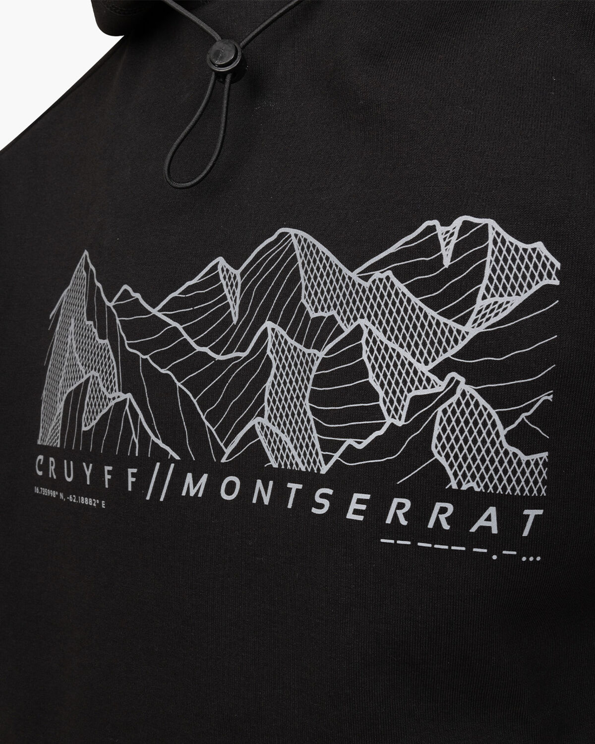 Montserrat Hoodie - Polyester / Cotton, Black, hi-res