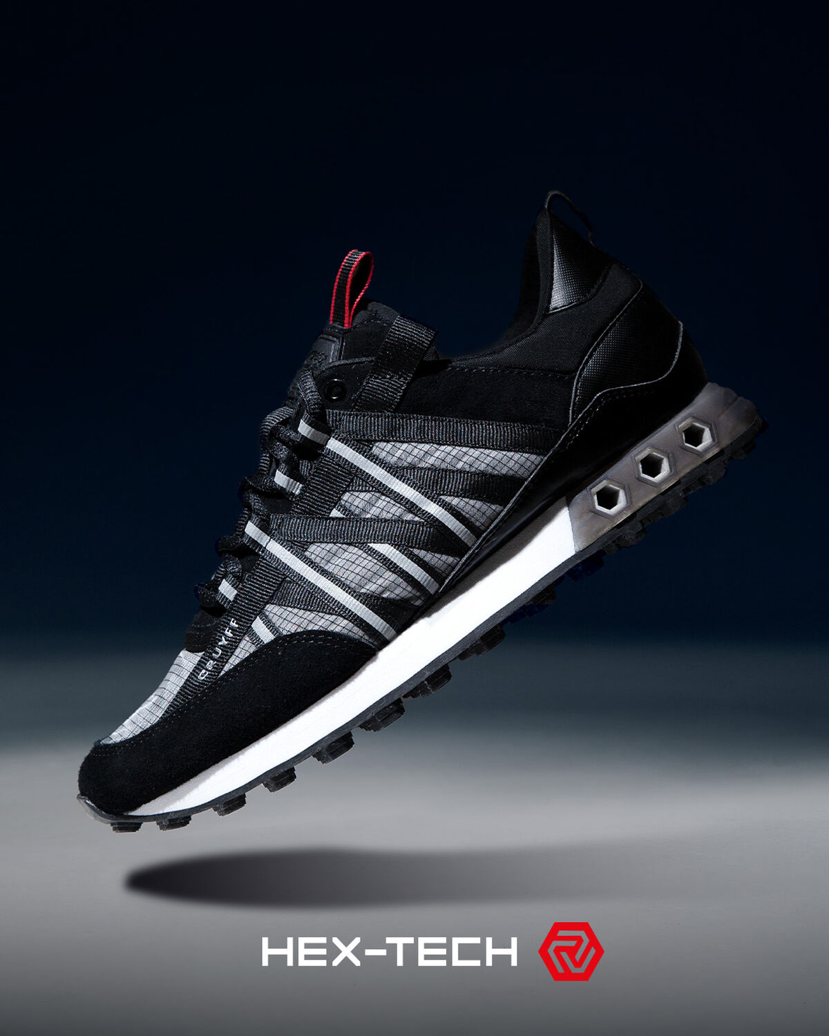 Fearia Hex - Grid Ripstop/Suede, Black/Grey, hi-res