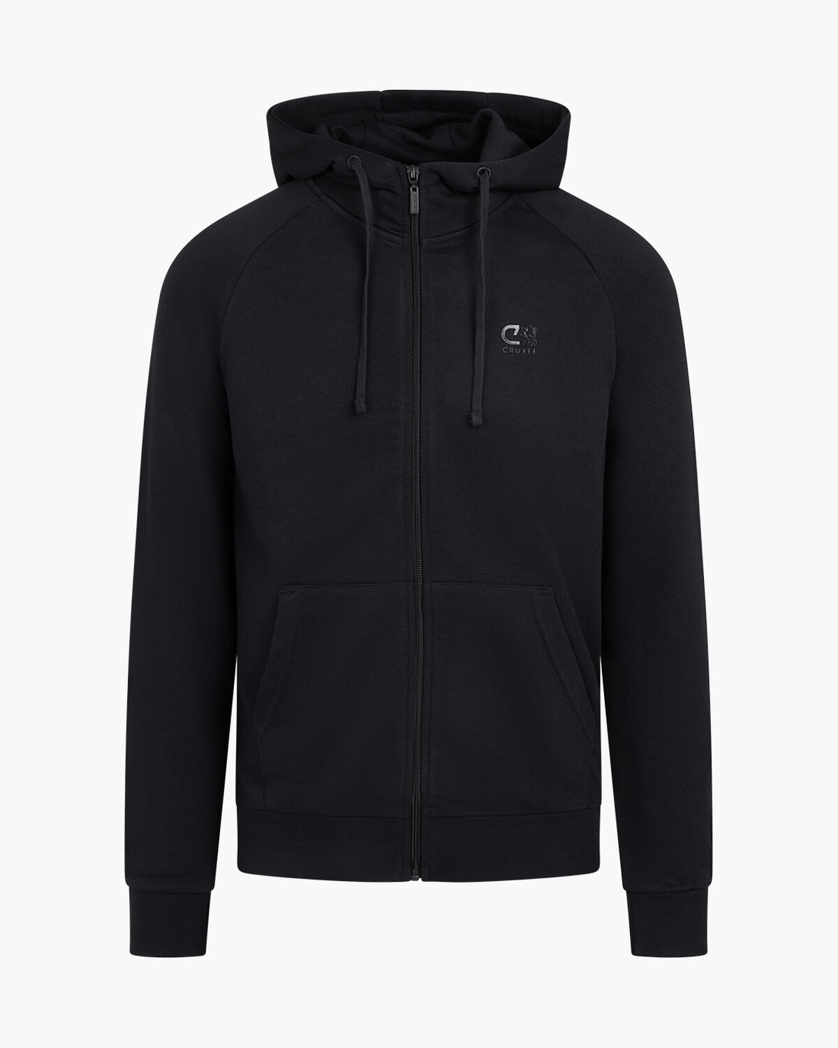 Classic Zip-Through, Black, hi-res