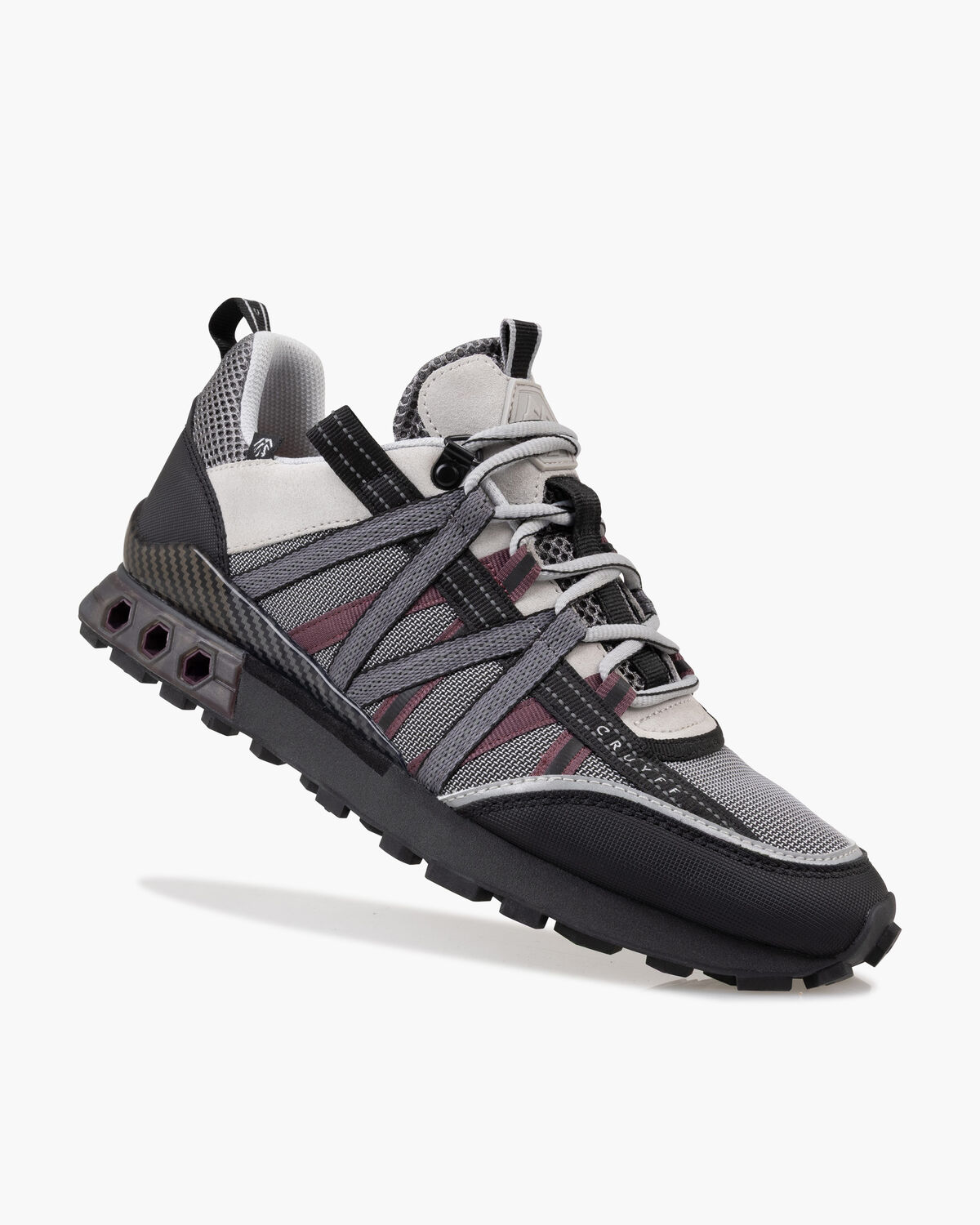 Fearia Hex-Tech // Montserrat, Grey/Red, hi-res
