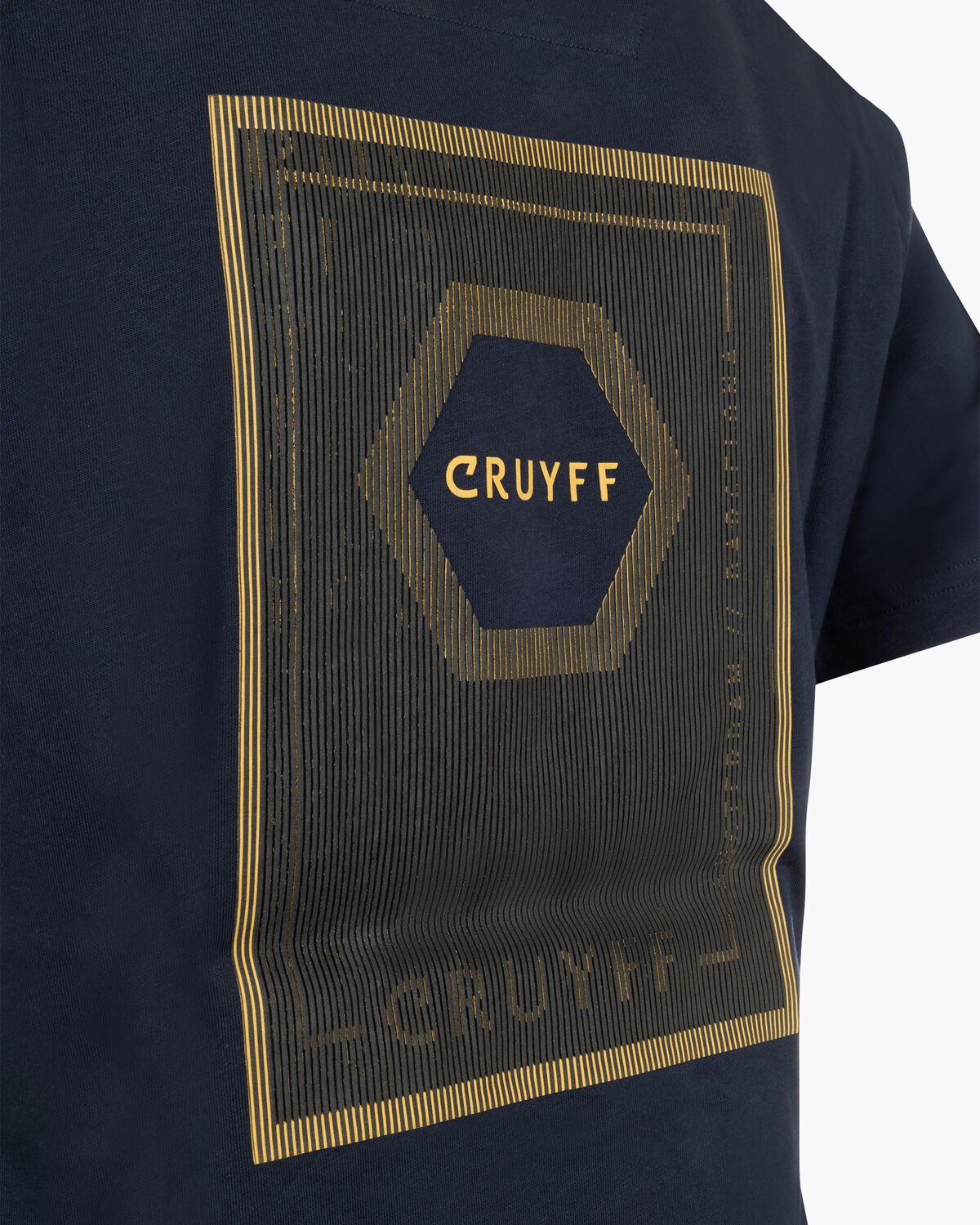 Hypno Graphic Tee, Blue/Gold, hi-res