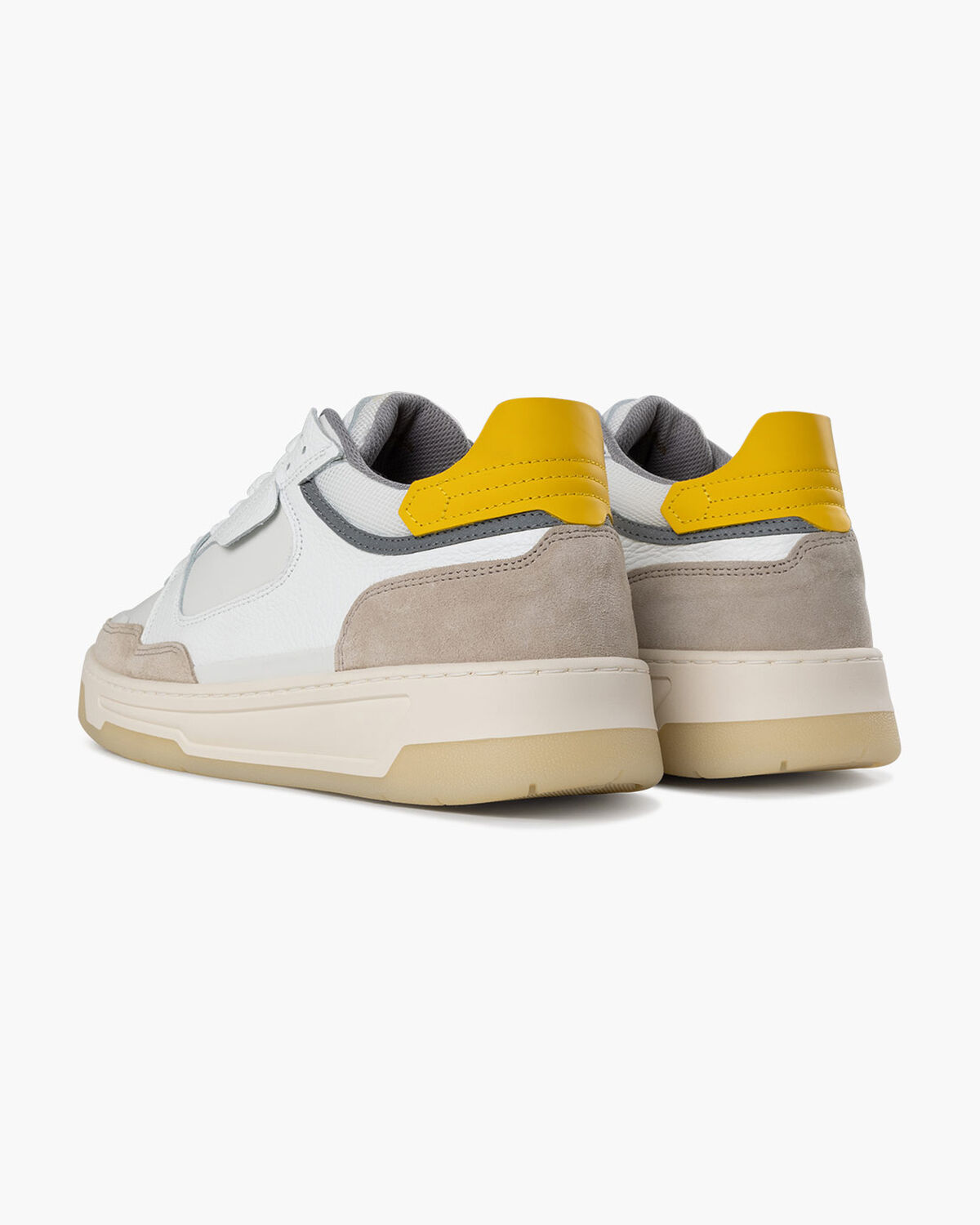 Nemes Mid - Soft Nappa/Suede, White/Yellow, hi-res