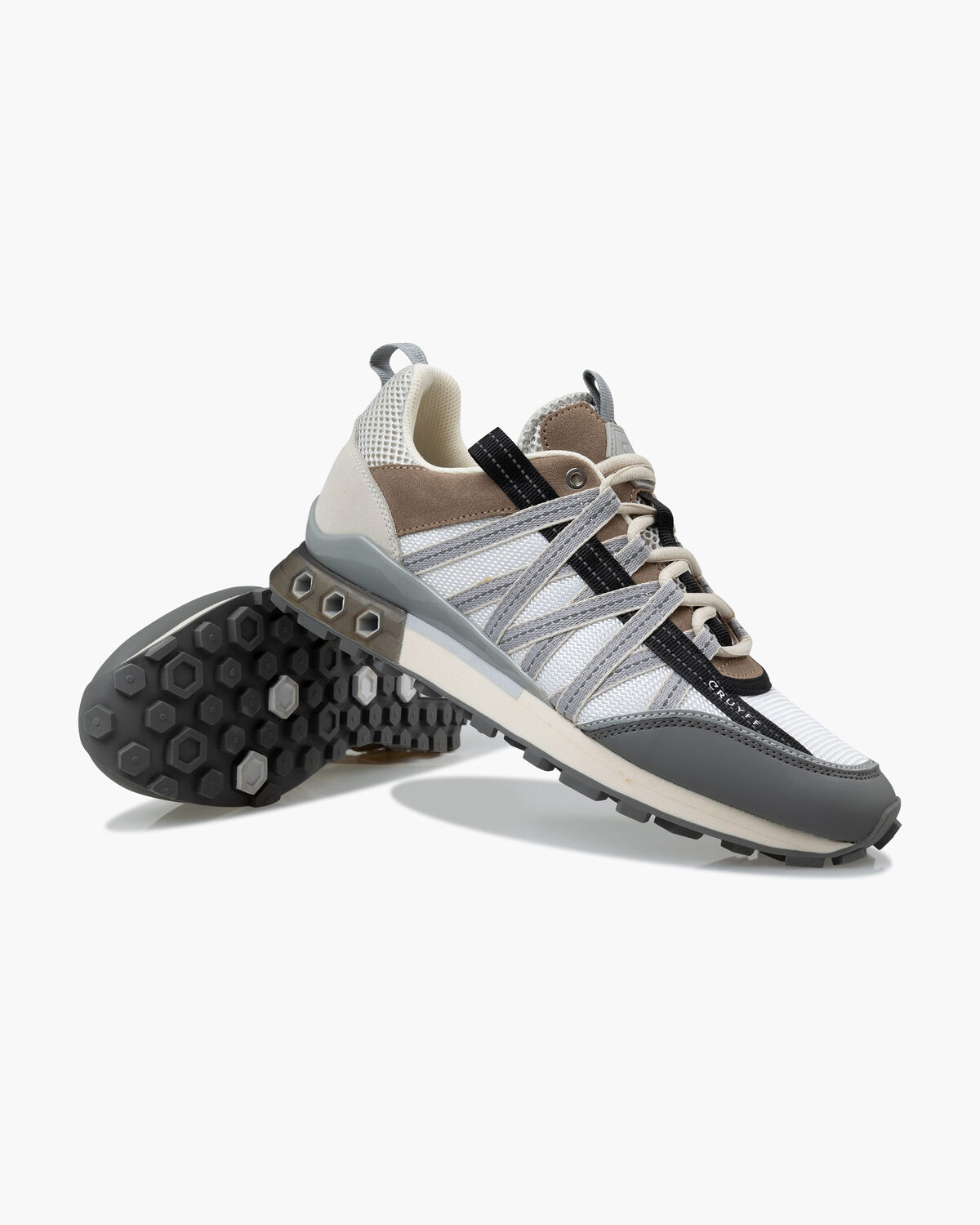 Fearia Hex-Tech, White/Brown, hi-res