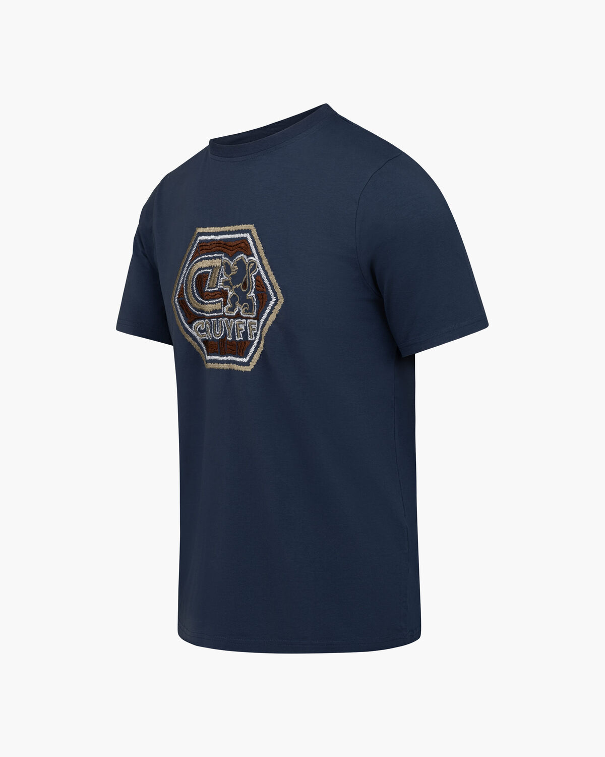 C-Lion Blurry Embro Tee, Blue/Blue, hi-res