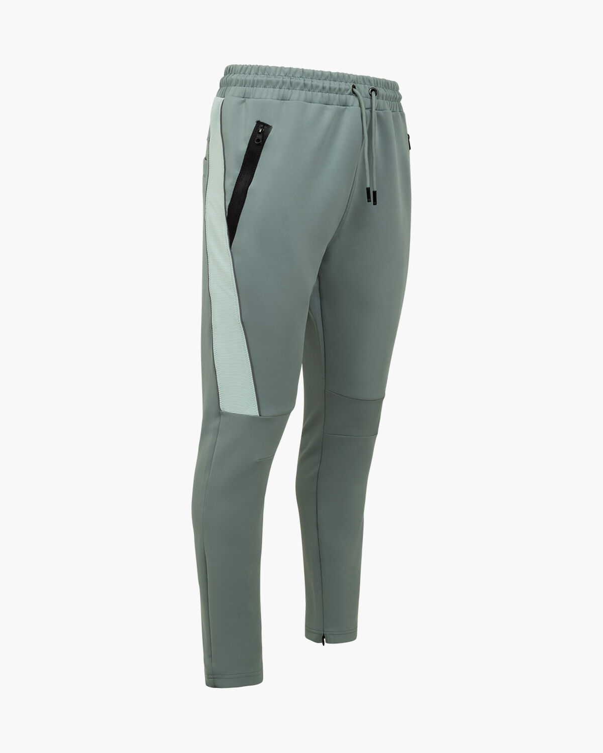 Zayne Scuba Track Pants - 95% Polyester 5% Elastan, Lead Blue, hi-res