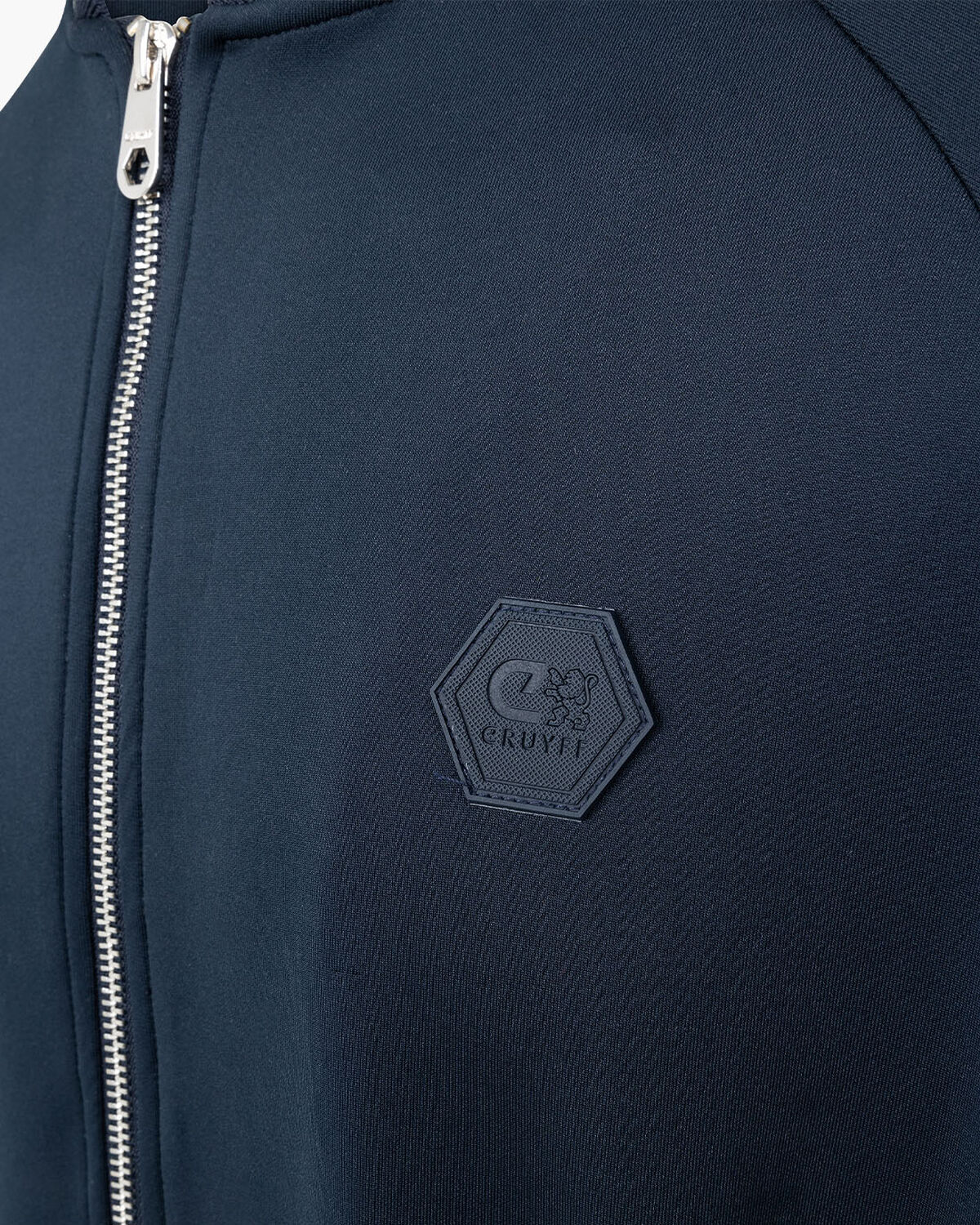 Santino scuba track top  - 95% Polyester / 5% Elas, Navy, hi-res