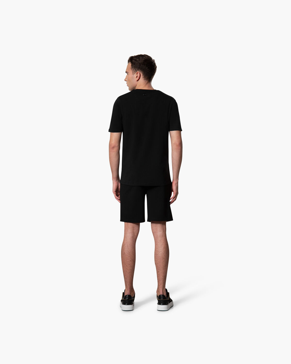 Badge Short, Black/Gold, hi-res