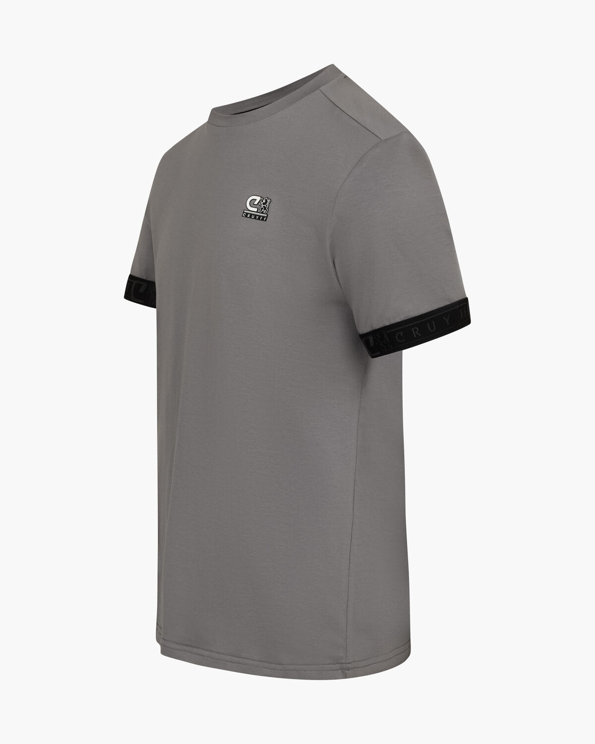 Quartz Cotton Tee, Charcoal Grey, hi-res