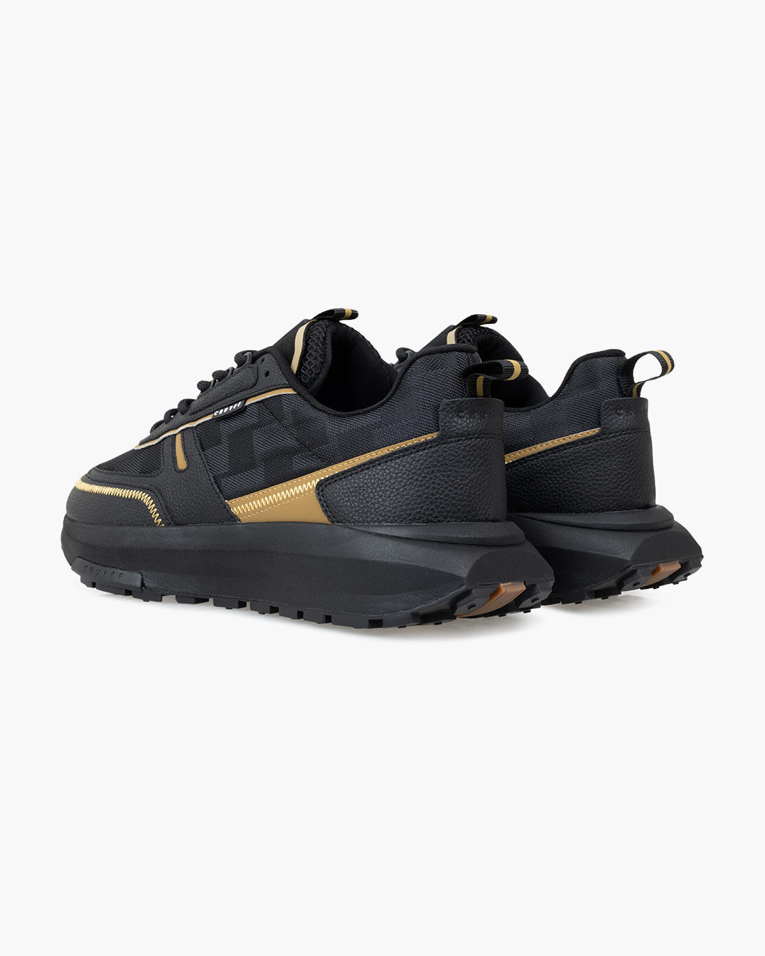 Cruyff trainers black and gold top