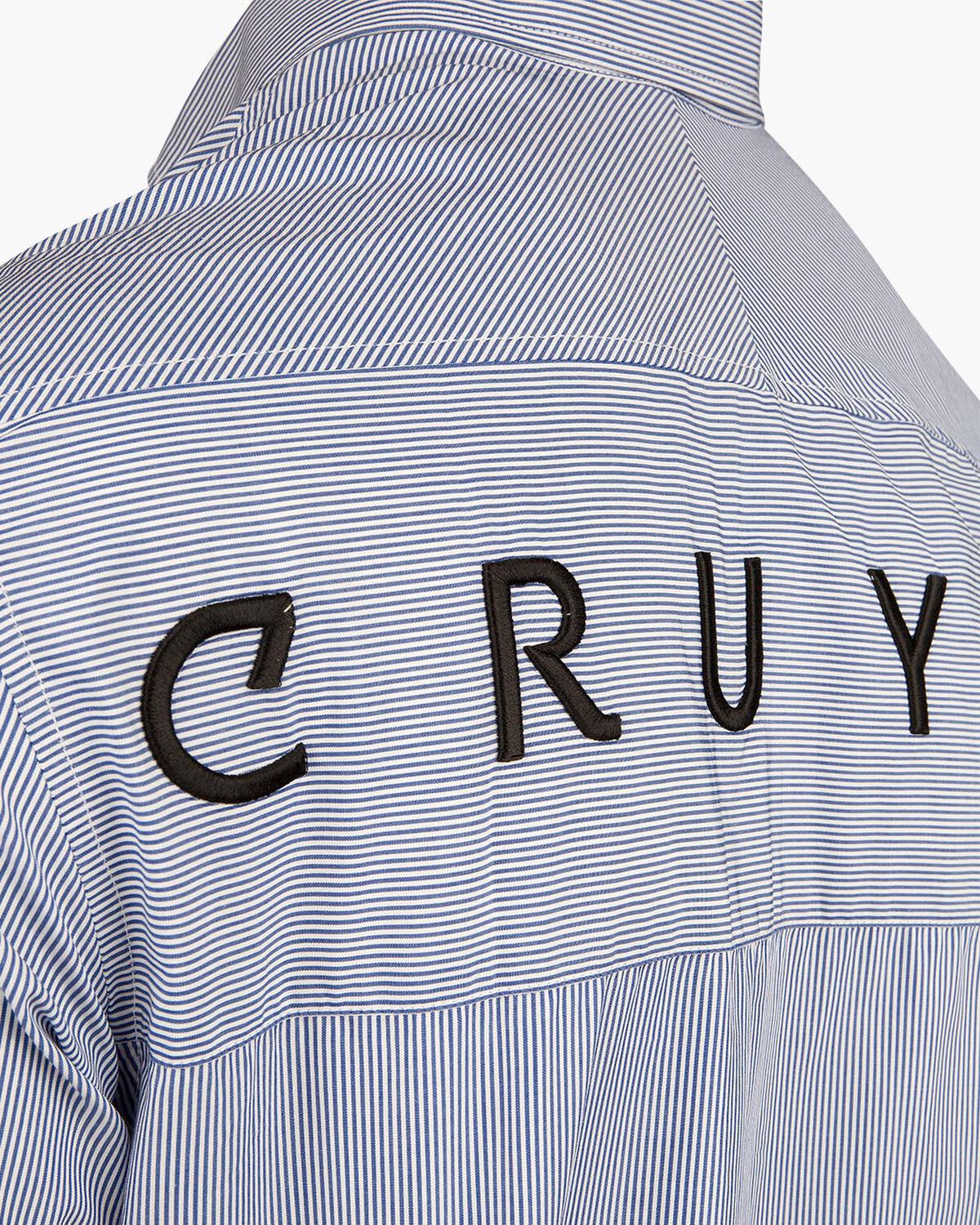 Aragon King Stripe Shirt, Blue/White, hi-res