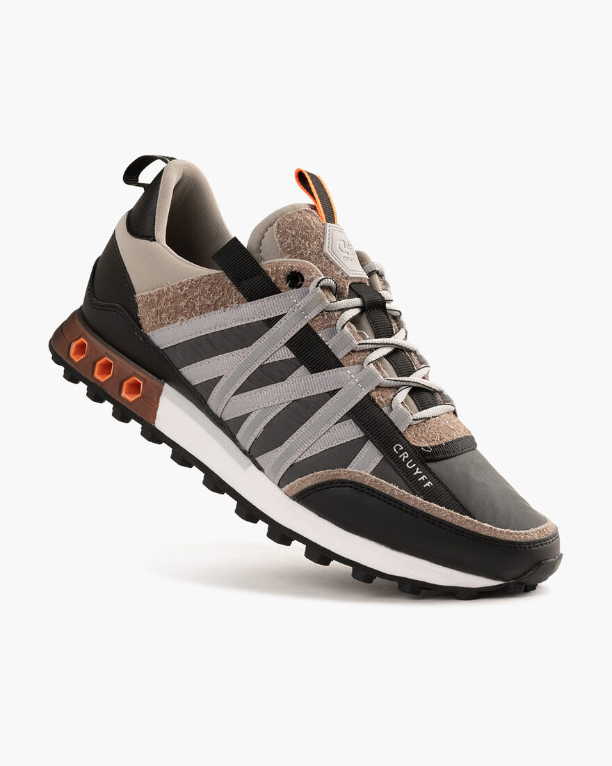 Fearia Hex - Crepe Nylon/Hairy Suede, Grey/Miscellaneous, hi-res