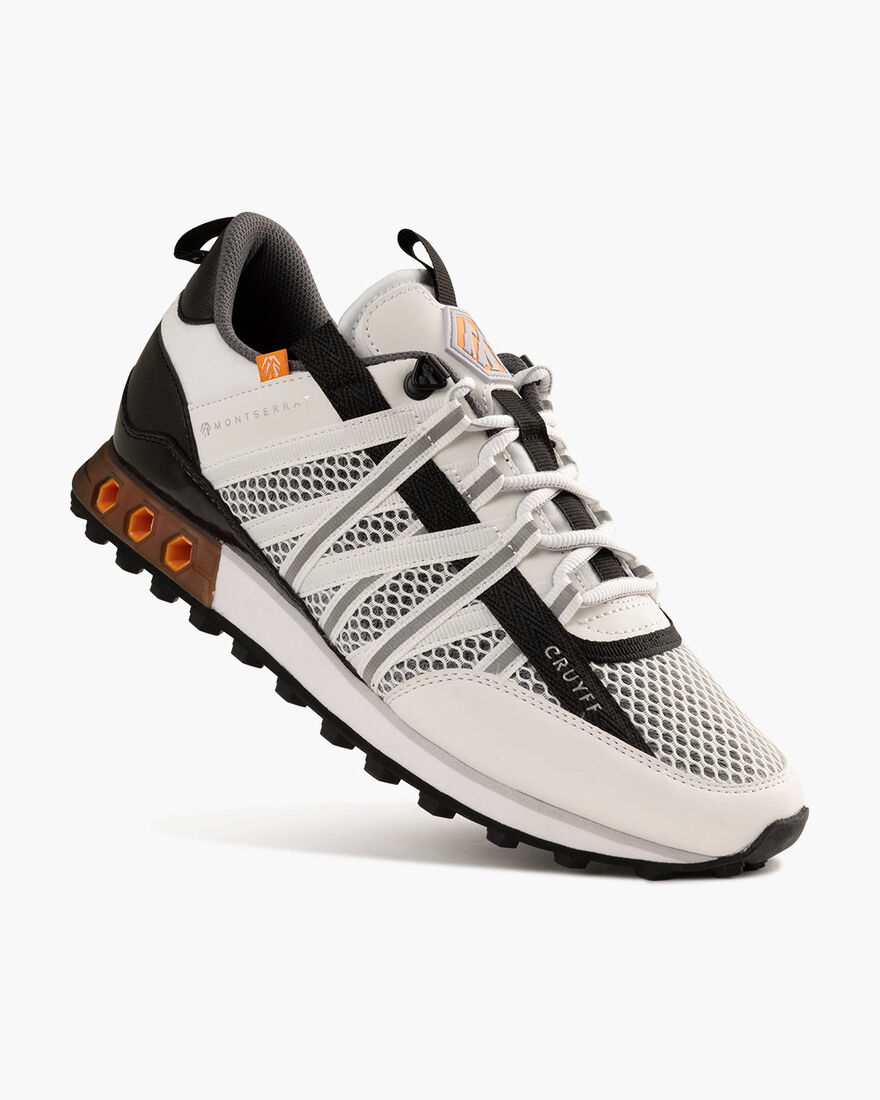 Fearia \\ Montserrat - Spacer Mesh/Matt, White/Orange, hi-res