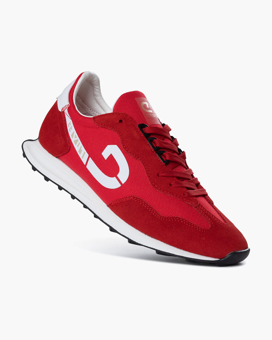 Londra Walk - Suede/Nylon, Red, hi-res