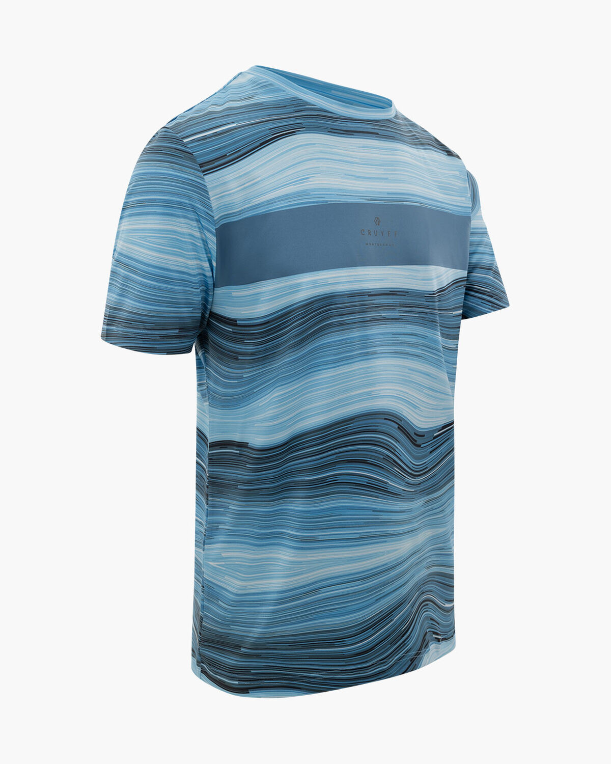 Temblor T-Shirt, Blue/White, hi-res