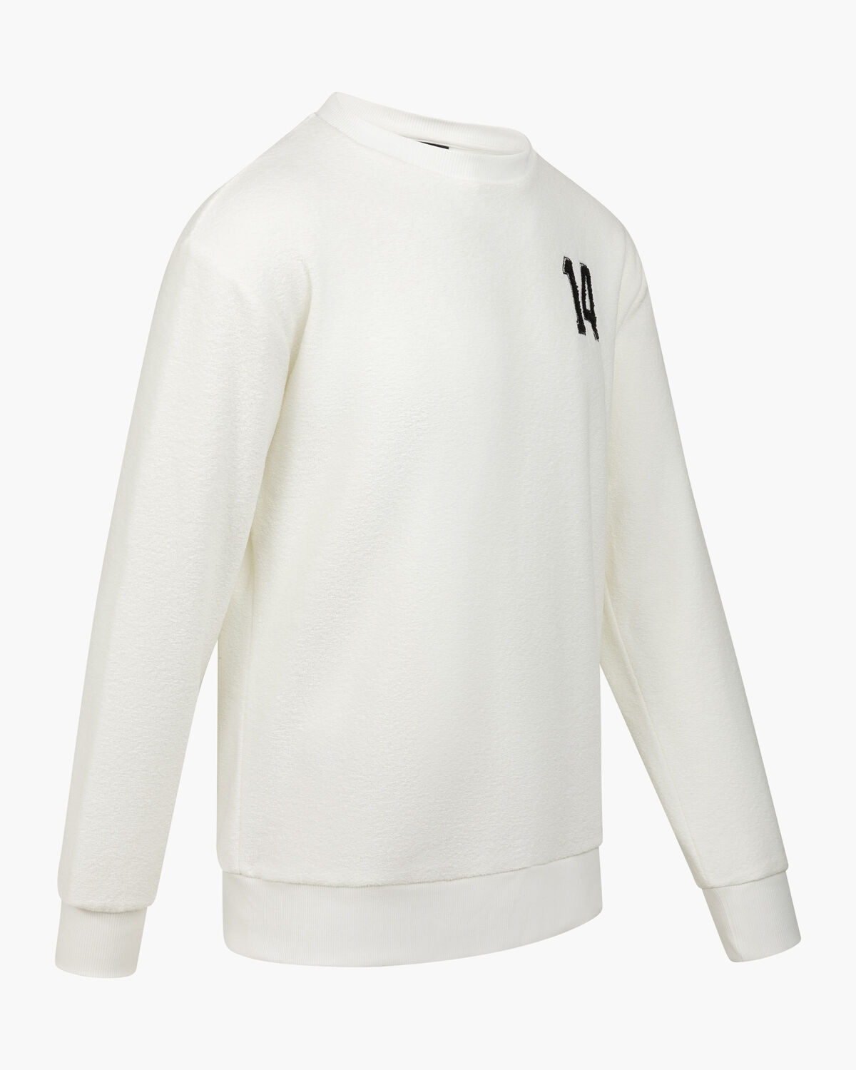 Boucle 14 Crewneck, White/White, hi-res