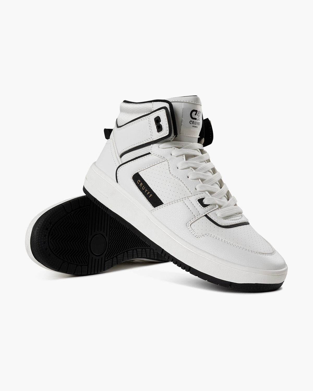 Indoor Basket, White/Black, hi-res