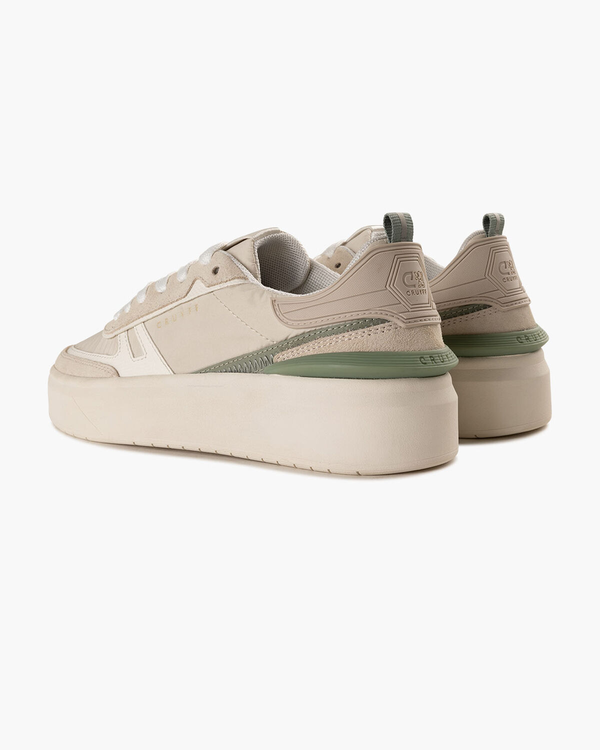 Cambria - Suede/Nylon, White/Green, hi-res