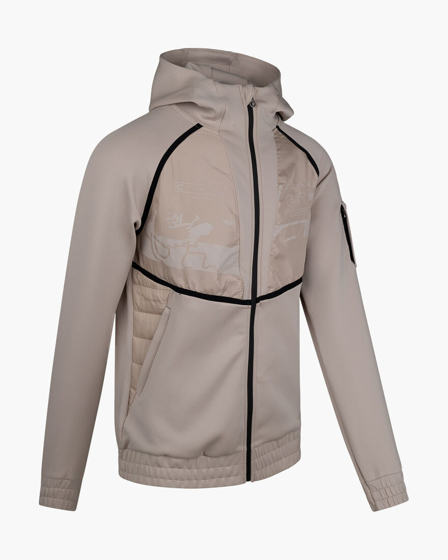 Moniro Track Top, Sand/Yellow, hi-res