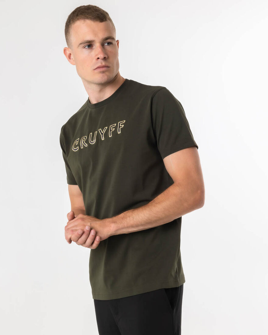 Sera Tee - 95% Cotton / 5% Elastane, Green, hi-res