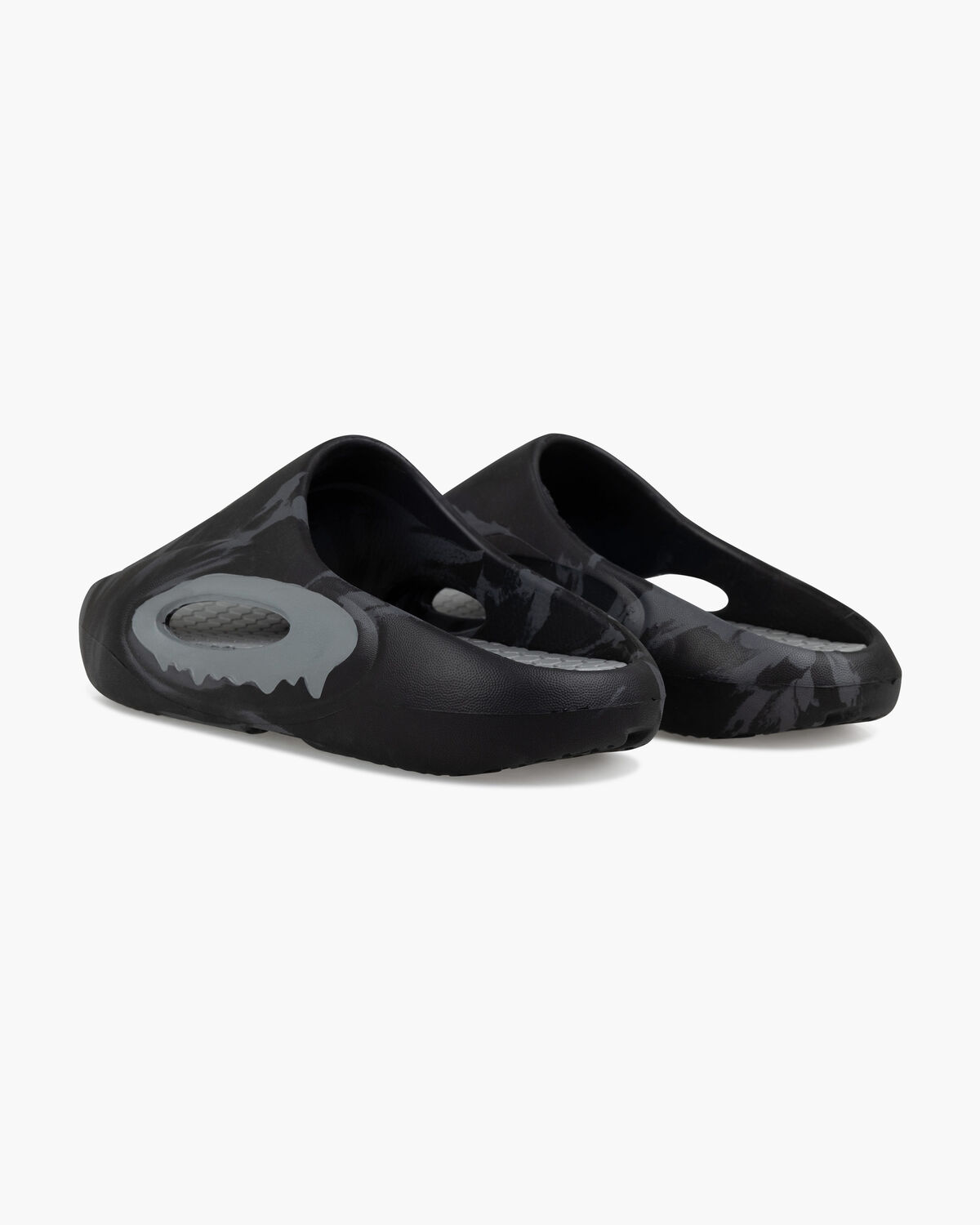 Recovery Hex-Tech slide, Black/Grey, hi-res