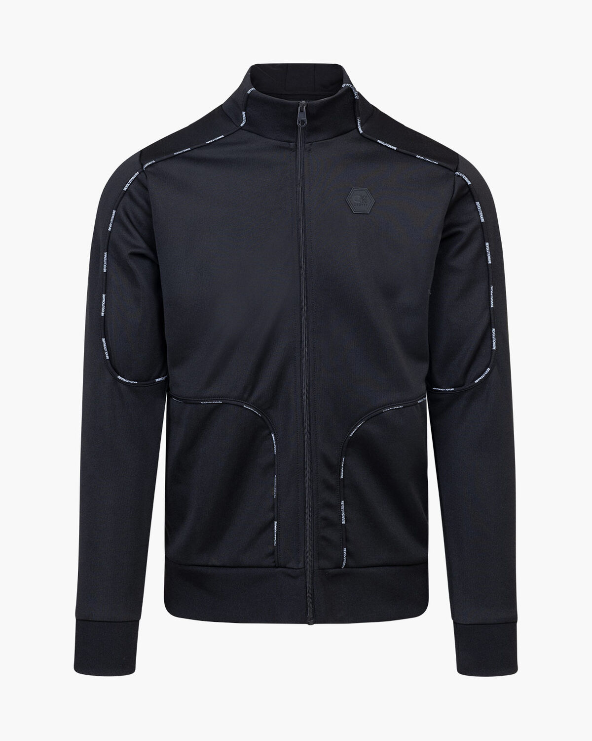 Revolucion Track Top  - 65% Polyester / 35%Cotton, Black, hi-res