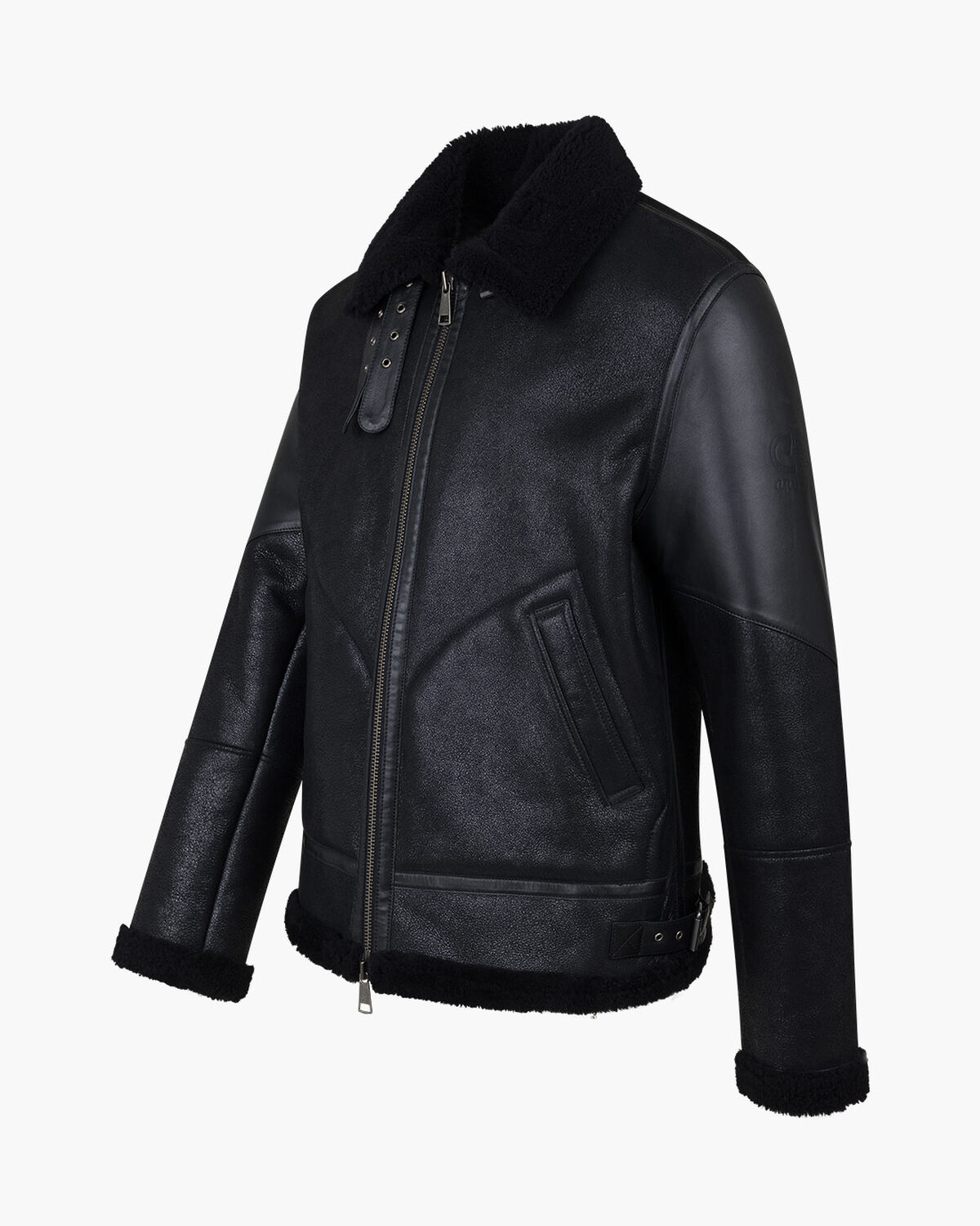 Juan Shearling, Black/Black, hi-res