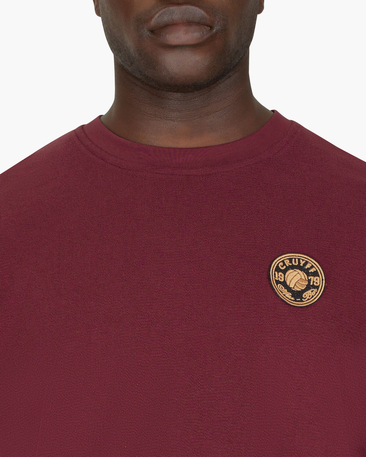 Retro Badge Tee, Wine, hi-res