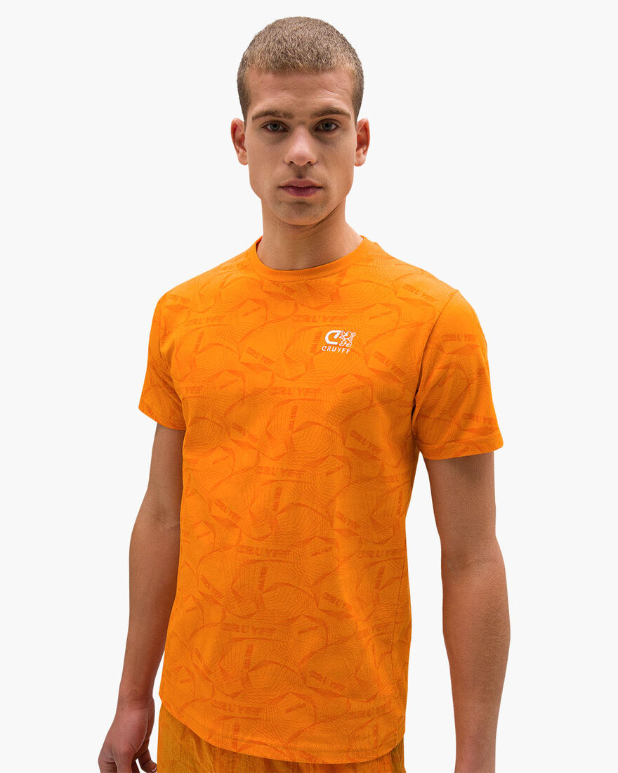 Aleix SS Tee - Mint - 100% cotton, Orange, hi-res