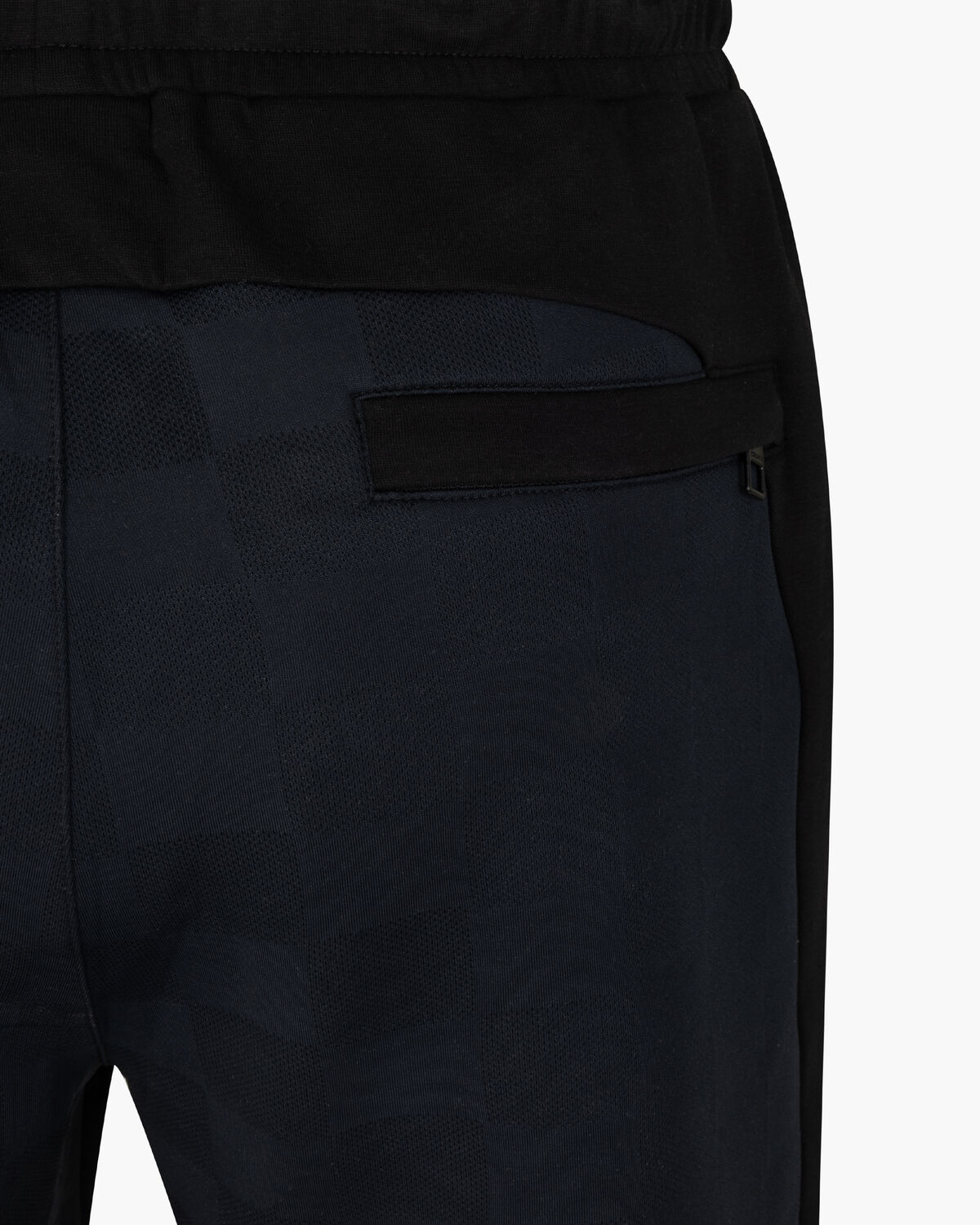 Check Trackpants, Black/Gold, hi-res