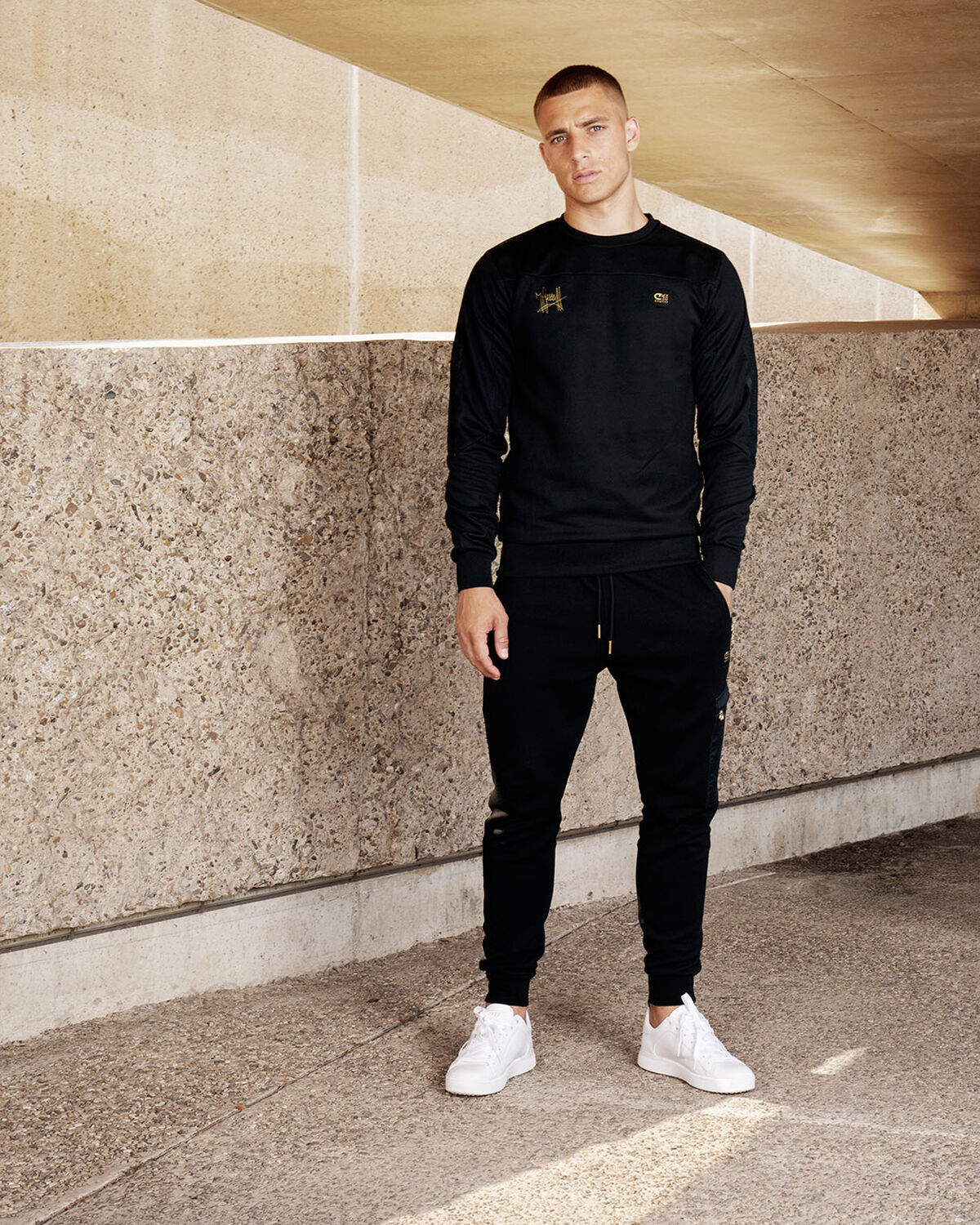 Carreras Track pants, Black, hi-res