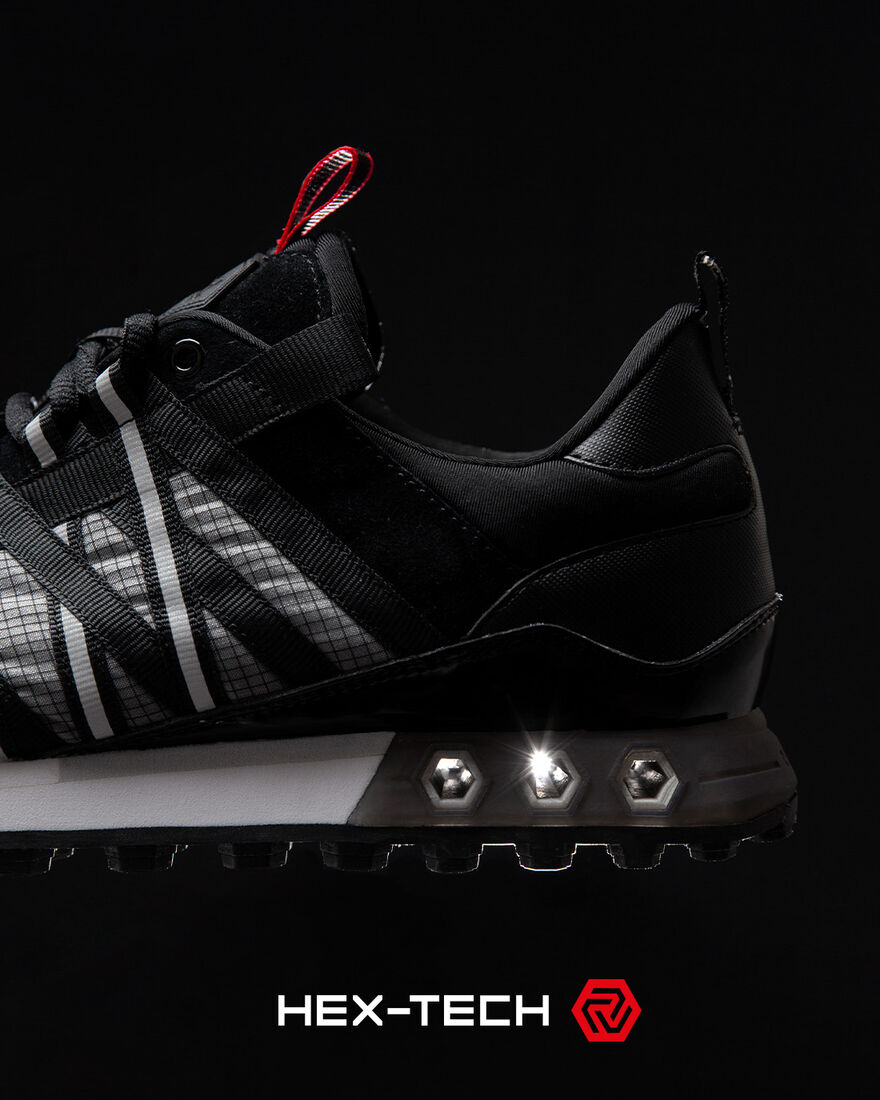 Fearia Hex - Grid Ripstop/Suede, Black/Grey, hi-res